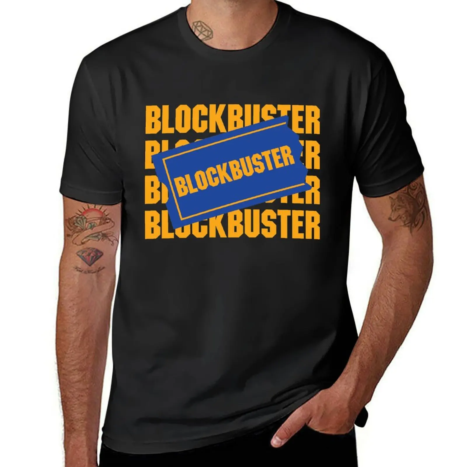 Vintage Fashion Rental - Blockbuster Video Rental Store Logo T-Shirt