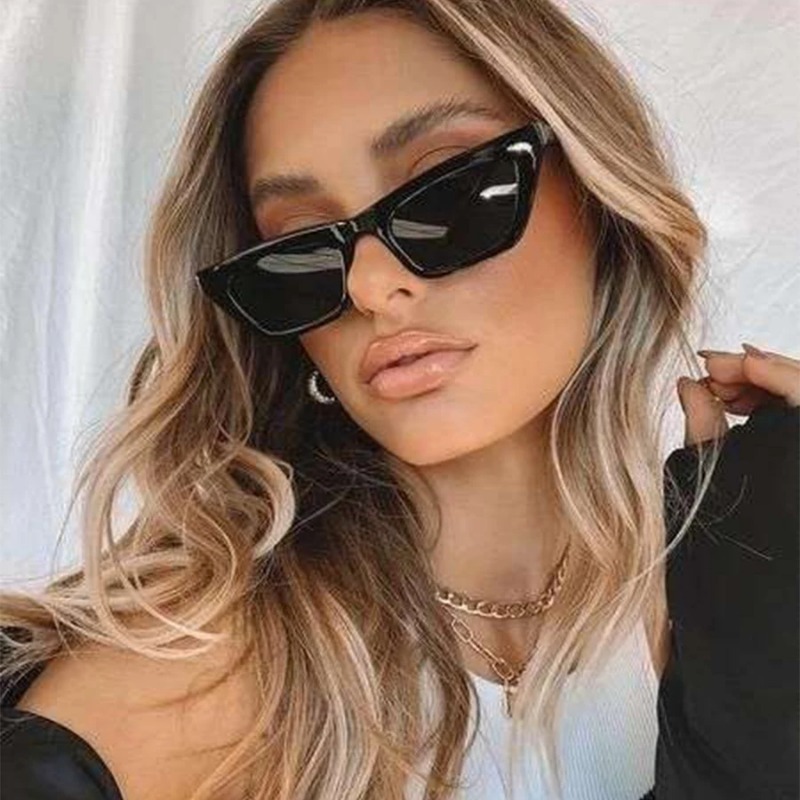 Vintage Fashion Brands - Vintage Cat Eye Sunglasses Women Square