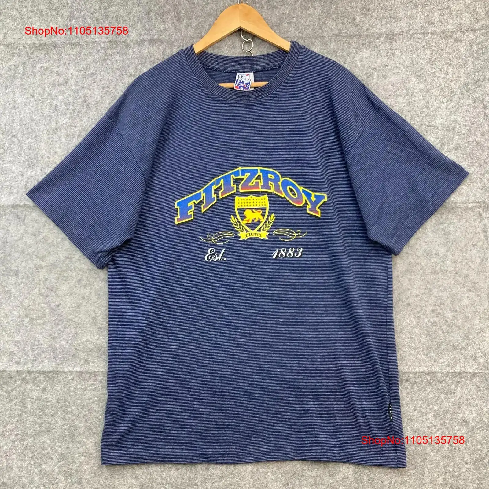Vintage Fashion Brisbane - VINTAGE Fitzroy Brisbane Lions T Shirt