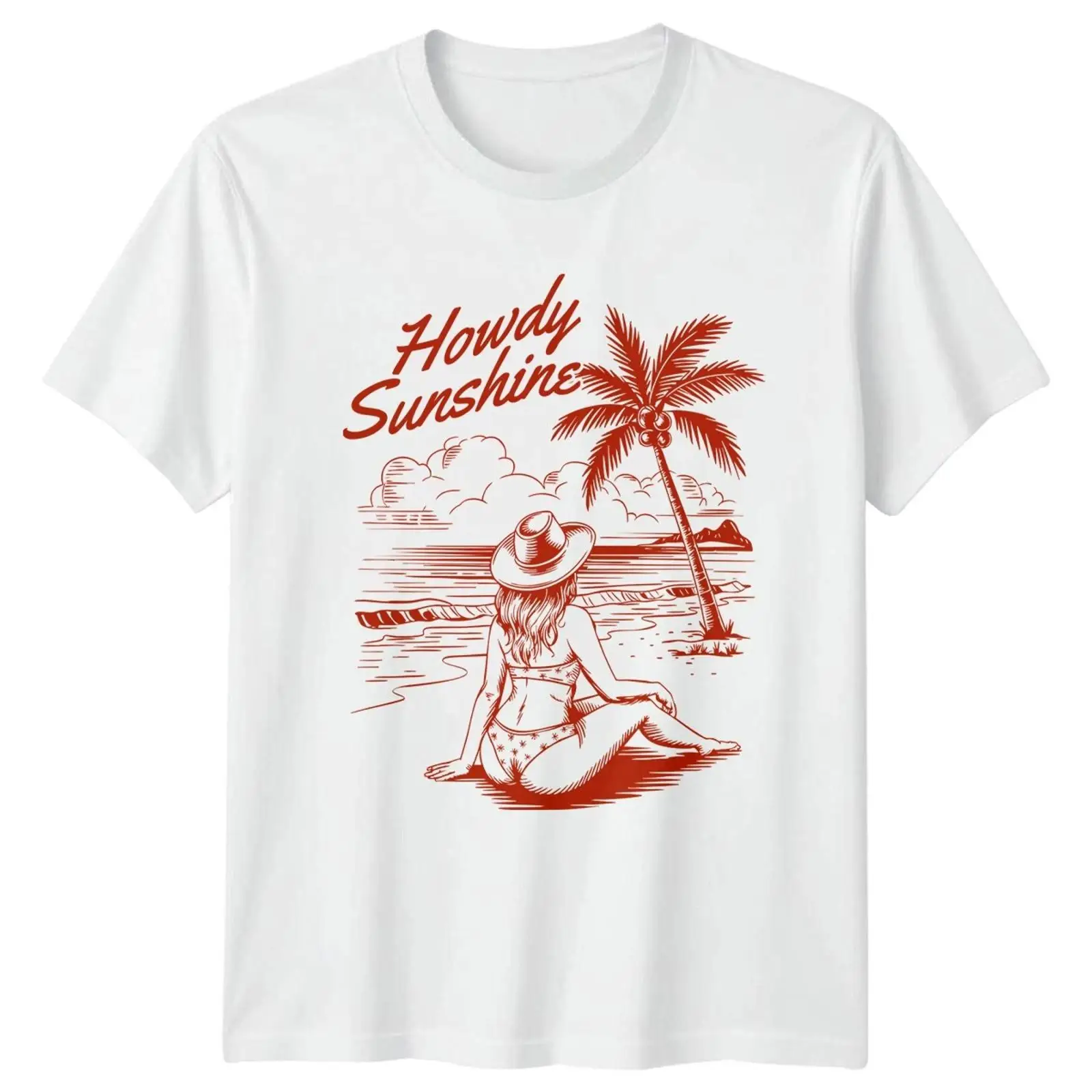 Vintage Fashion Herren - Howdy Sunshine Beach Sommer Reisen Damen