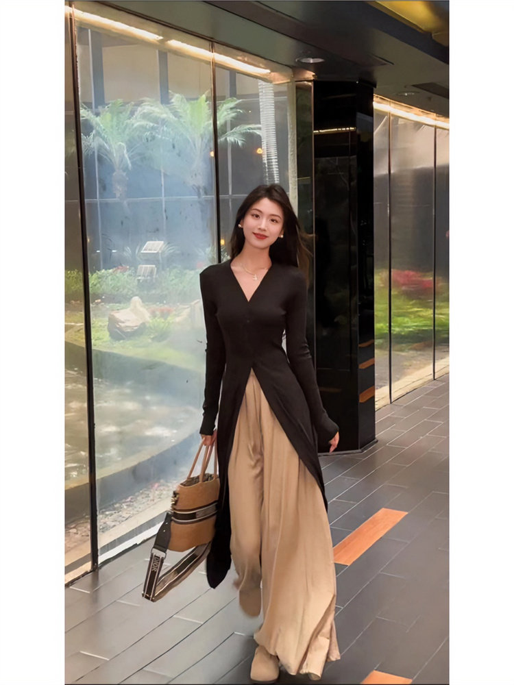 Vintage Fashion Art - Art Student Vintage Long Coat And