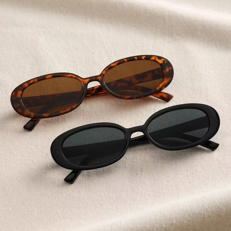 Vintage Fashion Brands - Vintage Oval Sunglasses Women Luxury Brand