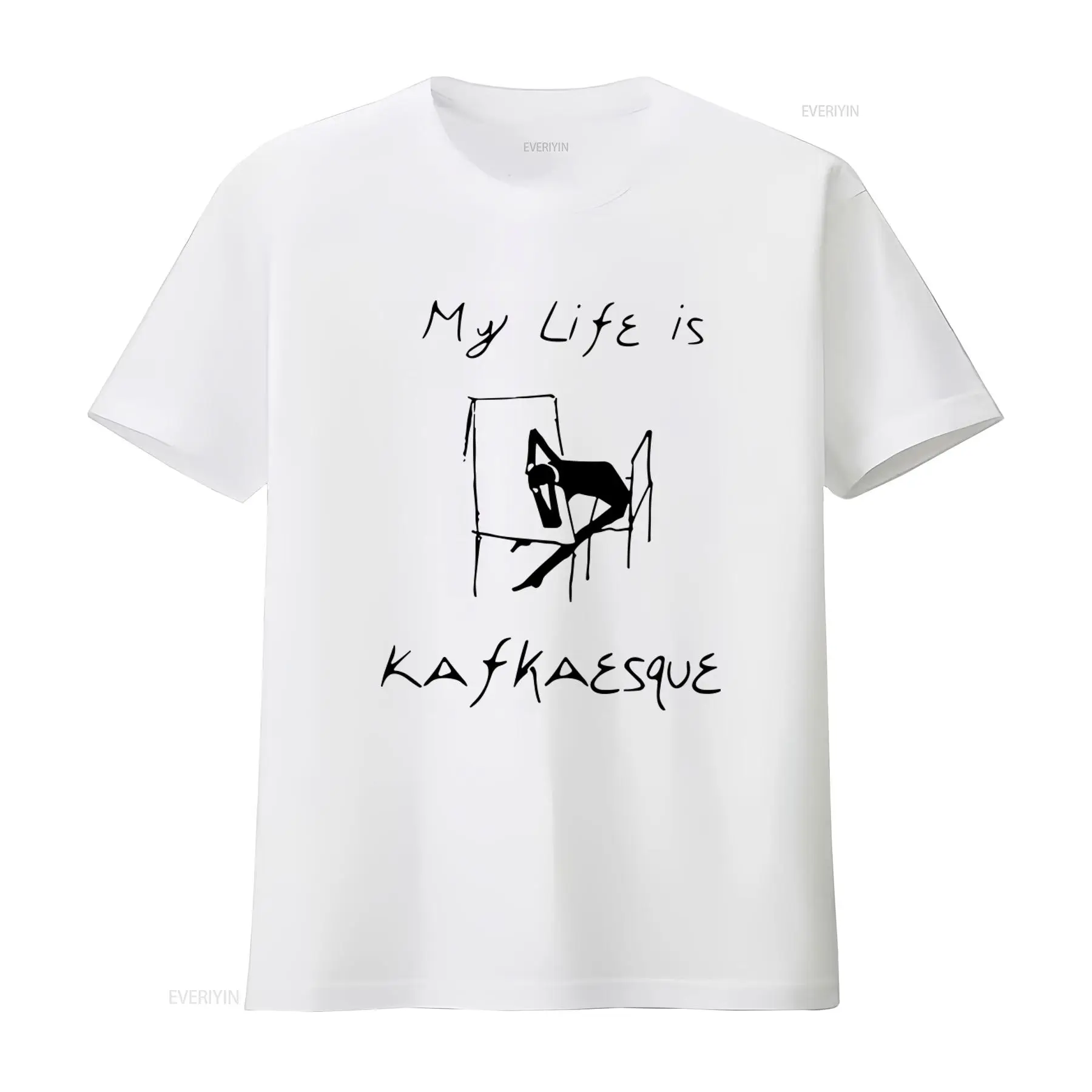 Vintage Fashion Art - My Life is Kafkaesque Franz Kafka