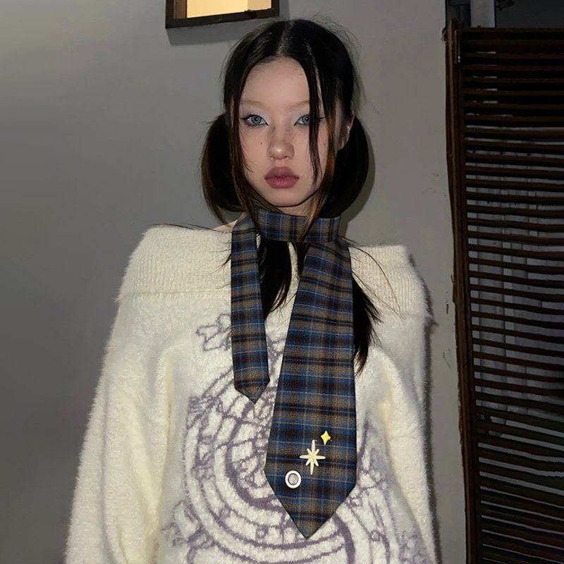 Karrram Japanese Y2k Embroider - огляд і ціна Turtleneck Knit 90S