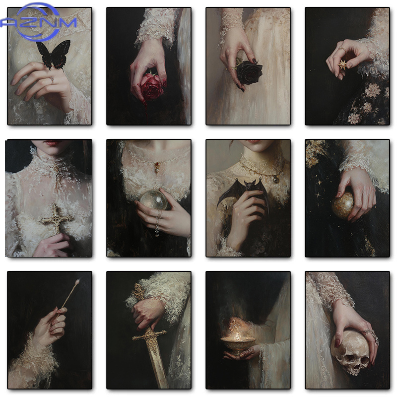 Vintage Gothic Dark Elegance W - огляд і ціна Vintage Fashion Wall Art