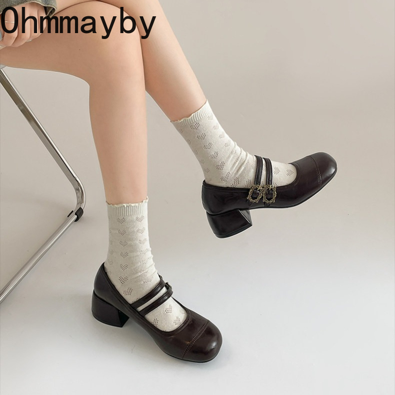 Vintage Thick Heel Women Mary  - огляд і ціна Vintage Outdoor Fashion