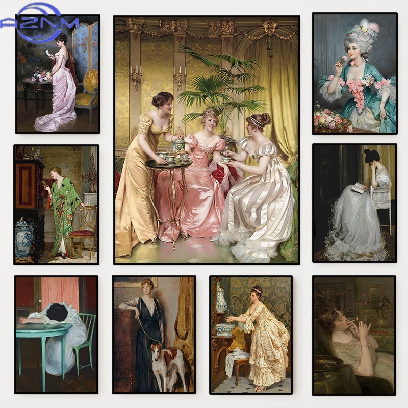 The Renaissance Women Portrait - огляд і ціна Vintage Fashion Art