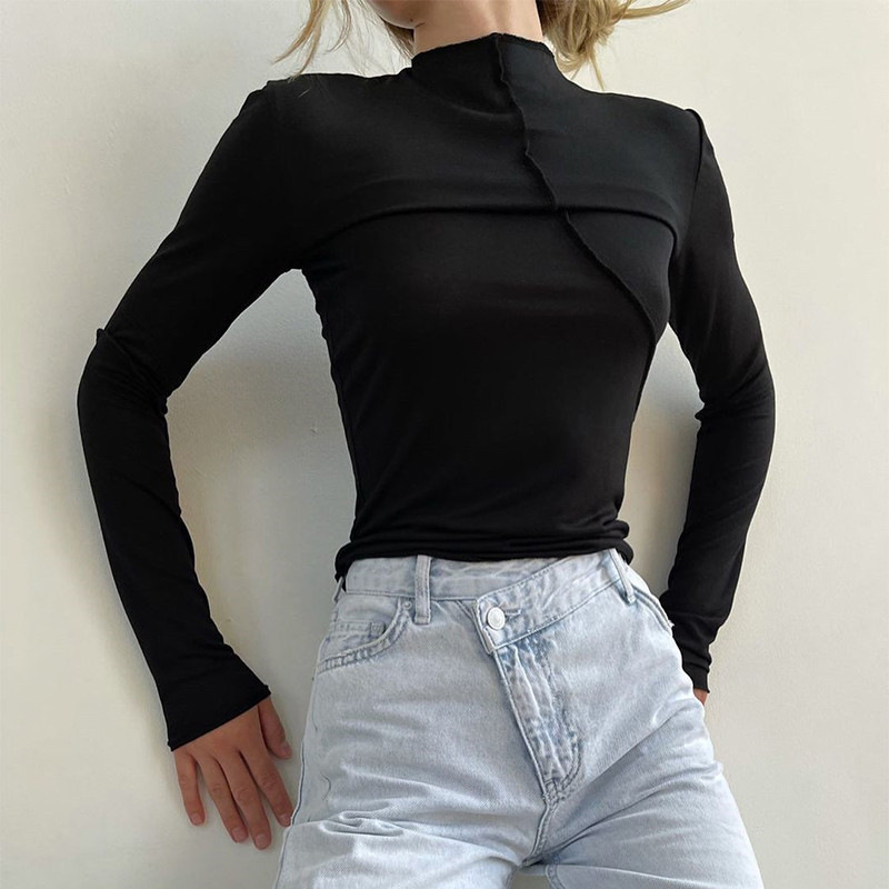 2025 Autumn Turtleneck Y2K Lon - огляд і ціна Turtleneck Knit 90S