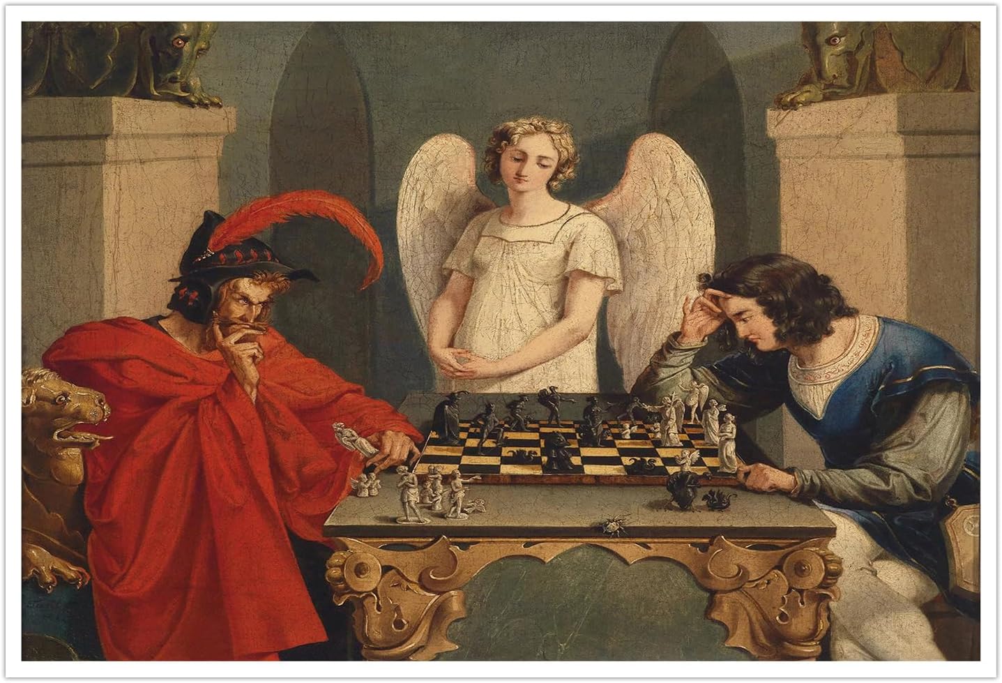 IUHYVMSM Vintage Faust And Mep - огляд і ціна Vintage Fashion Wall Art