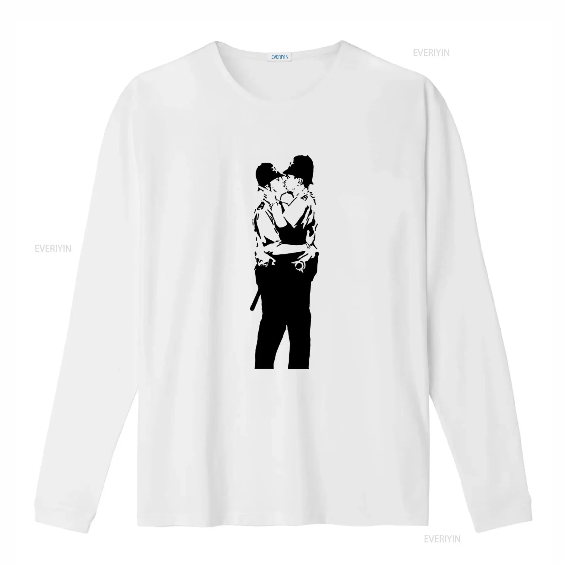 Banksy Kissing Coppers Print M - огляд і ціна Vintage Fashion Art