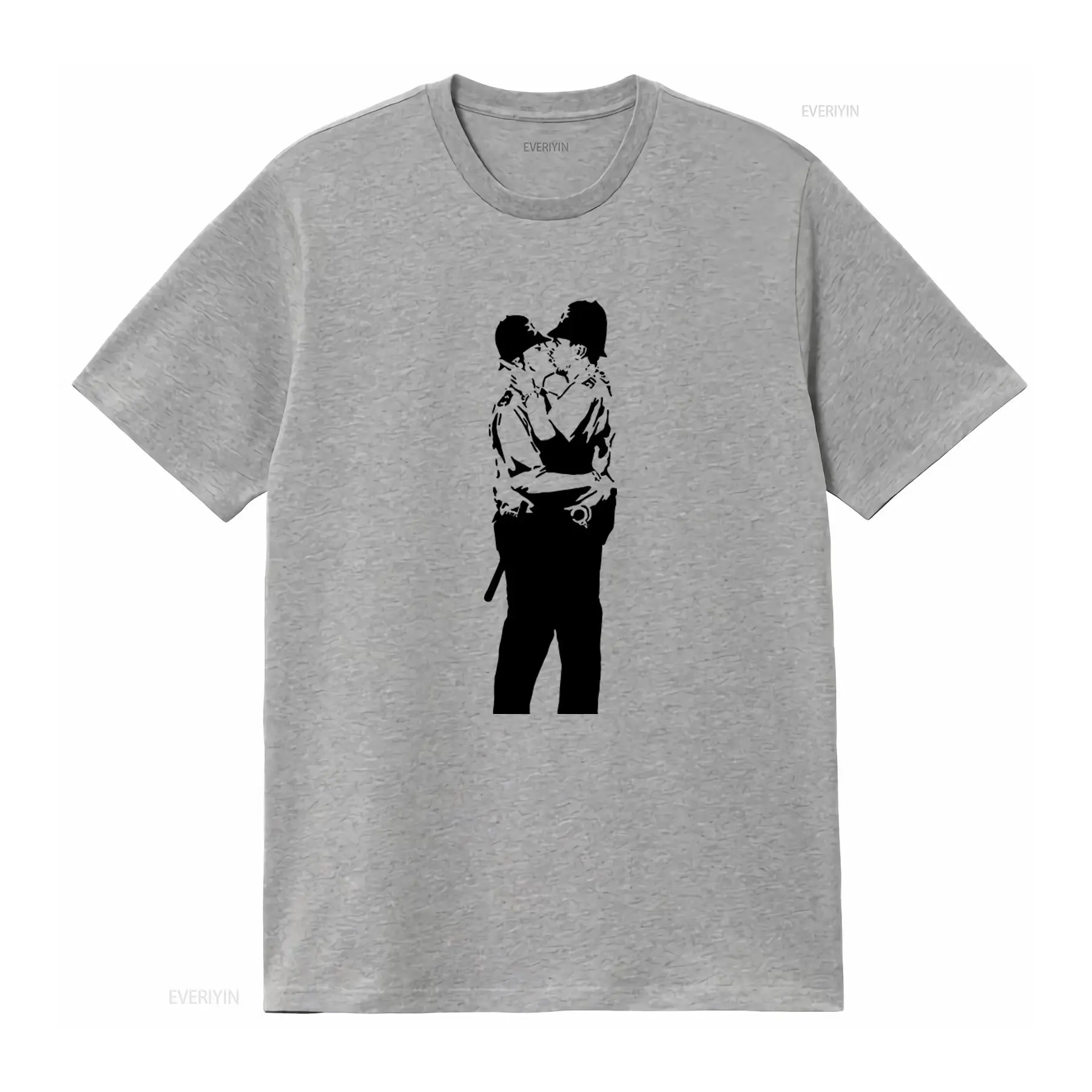 Banksy Kissing Coppers Print M - огляд і ціна Vintage Fashion Art