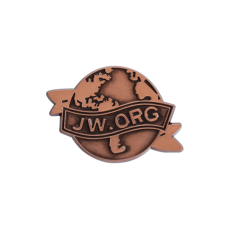 Retro Earth Brooch JW.ORG Enam - огляд і ціна Vintage Fashion Org