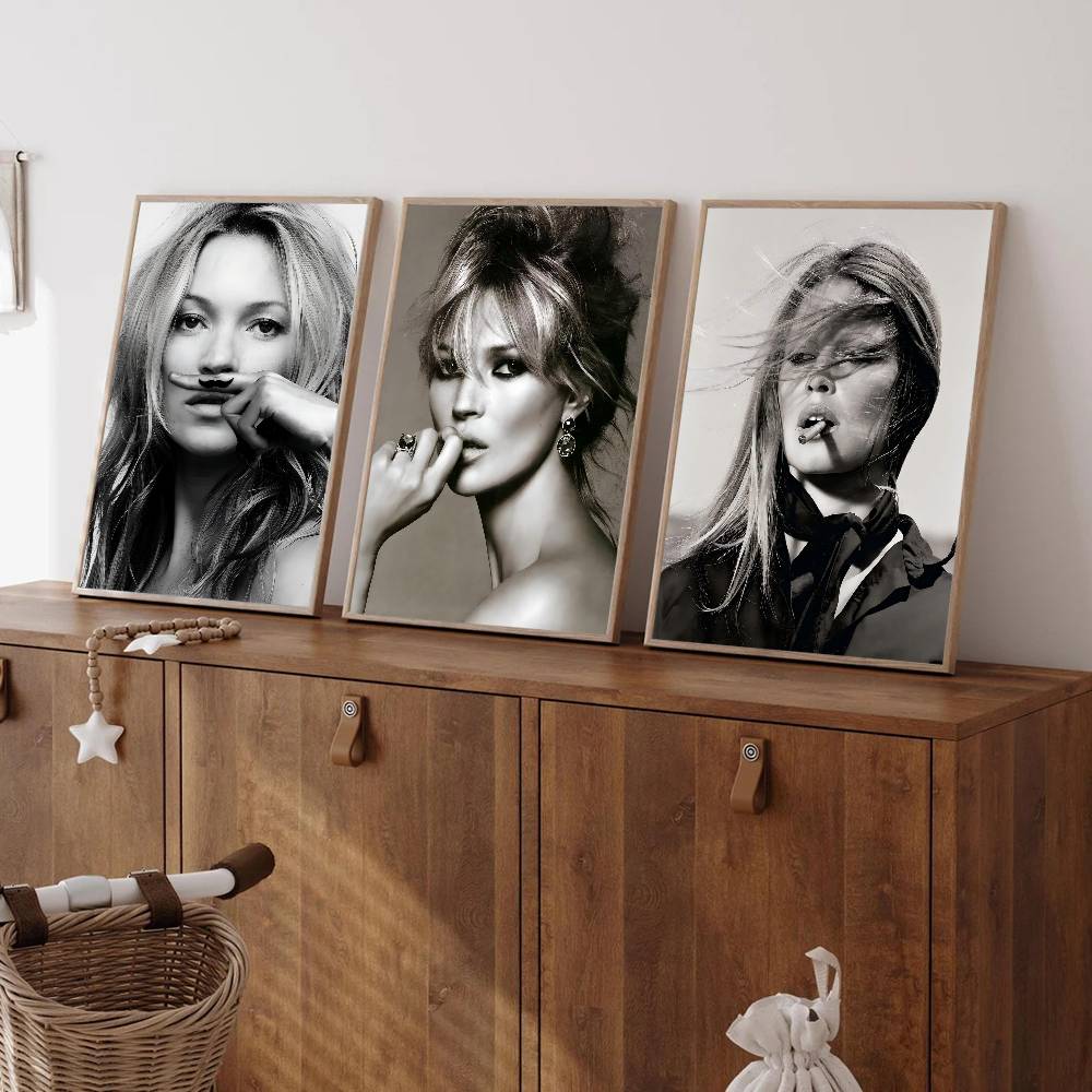 Kate Moss Fashion Modern Art C - огляд і ціна Vintage Fashion Newspaper