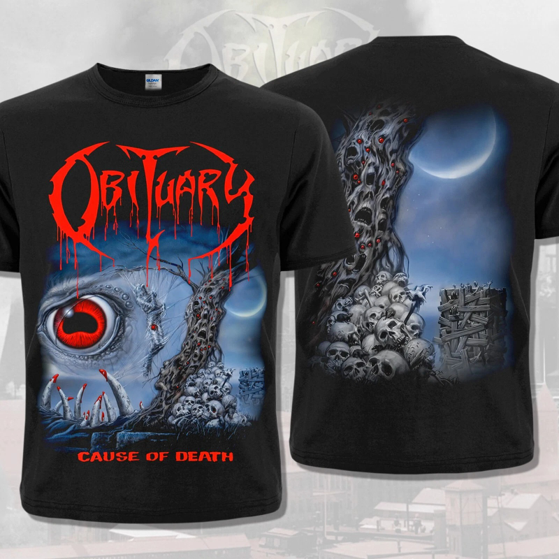 American Black T-shirt Obituar - огляд і ціна Vintage Fashion Obituaries