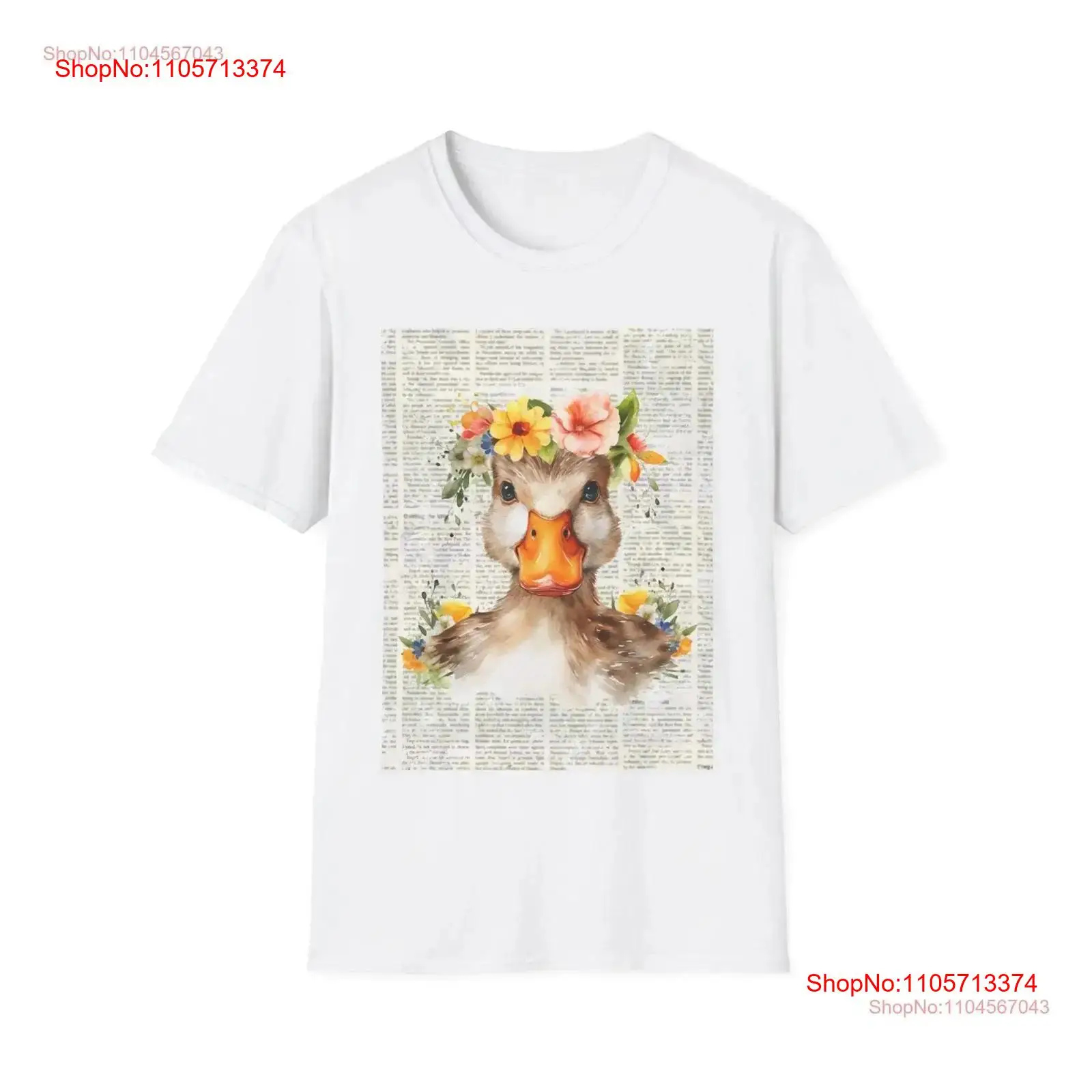 Softstyle T Shirt Duck shirts  - огляд і ціна Vintage Fashion Newspaper