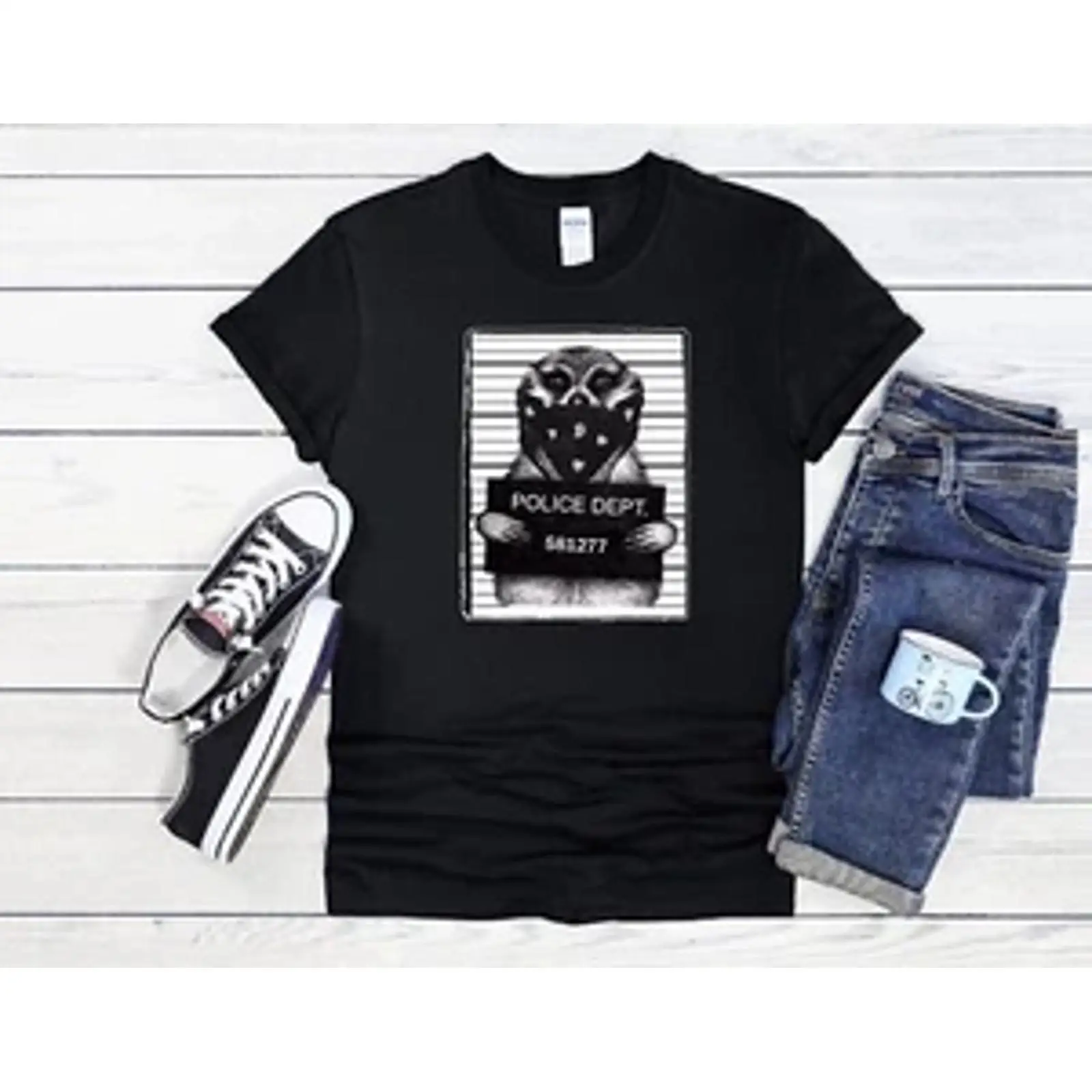Erdmännchen T Shirt Polizei Mu - огляд і ціна Vintage Fashion Herren