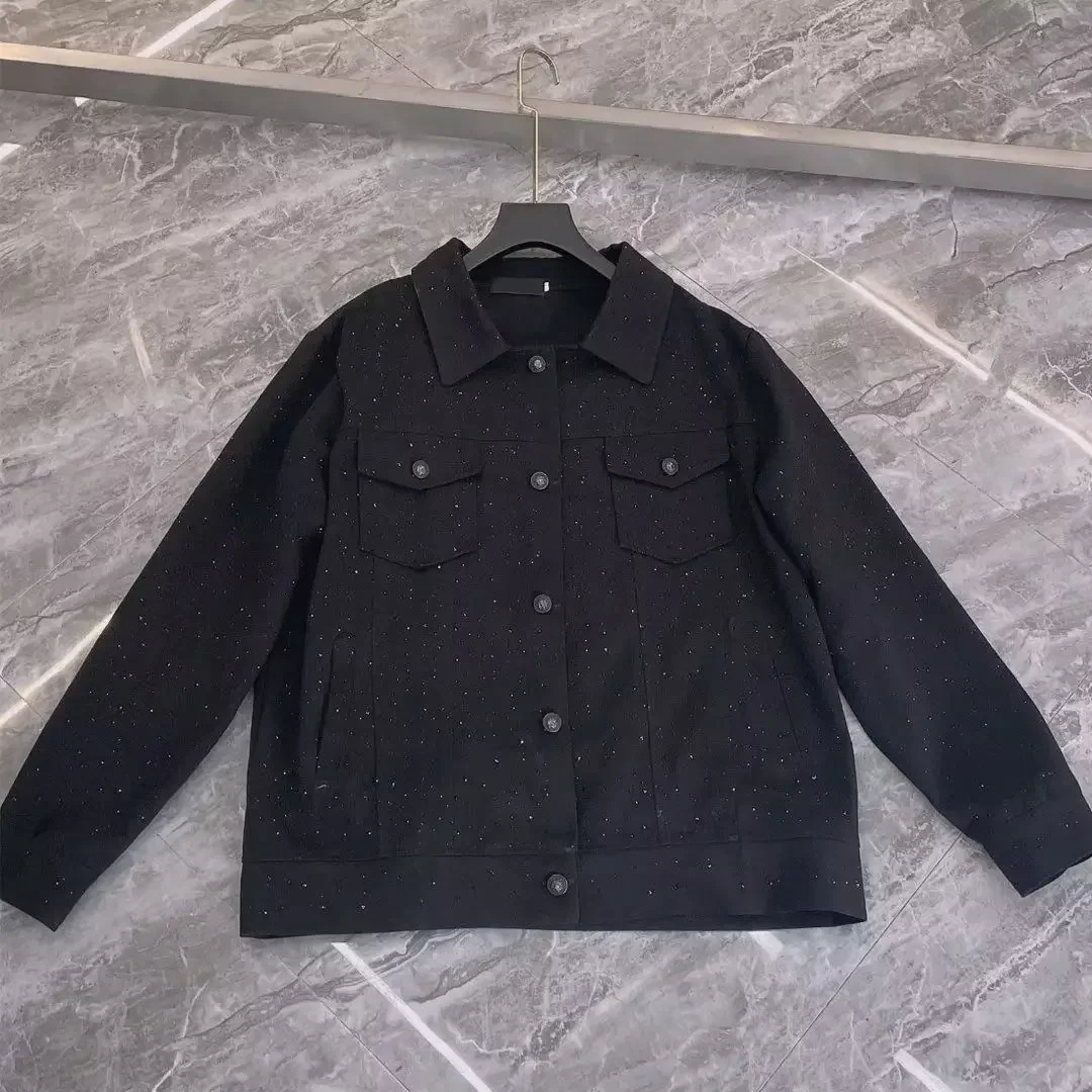 Jeans Coat for Men Button Casu - огляд і ціна Patchwork Jean Jacket