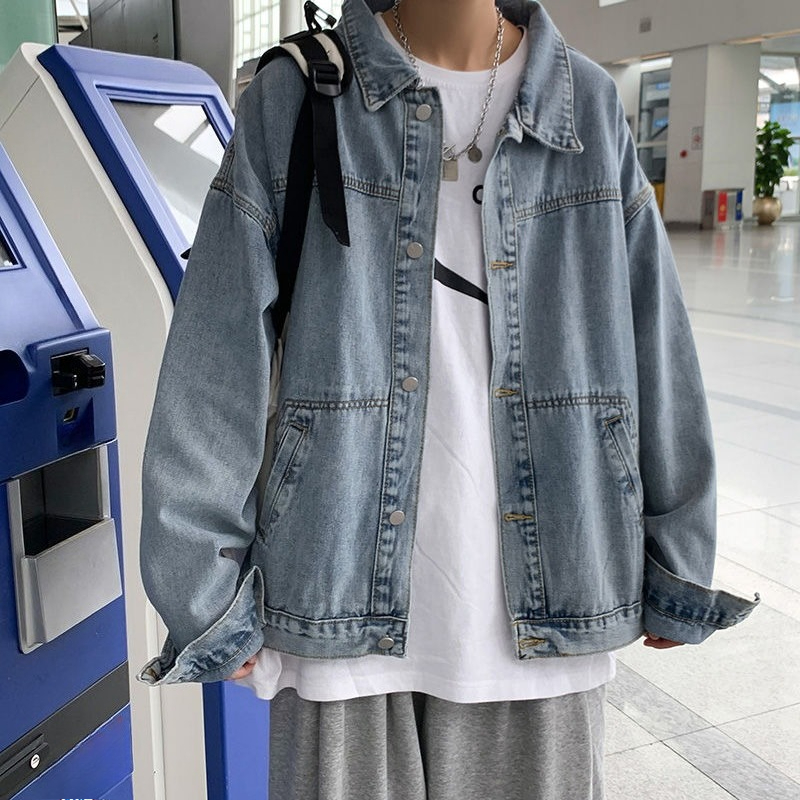 Winter 2025 Male Jean Coats Cl - огляд і ціна Patchwork Jean Jacket