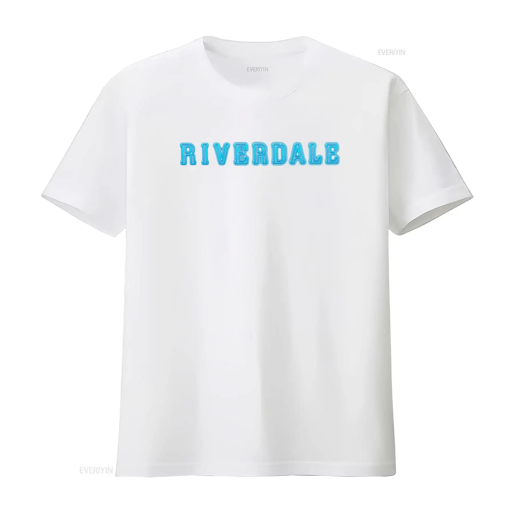 Riverdale Logo Neon Blue Print - огляд і ціна Vintage Fashion Logos