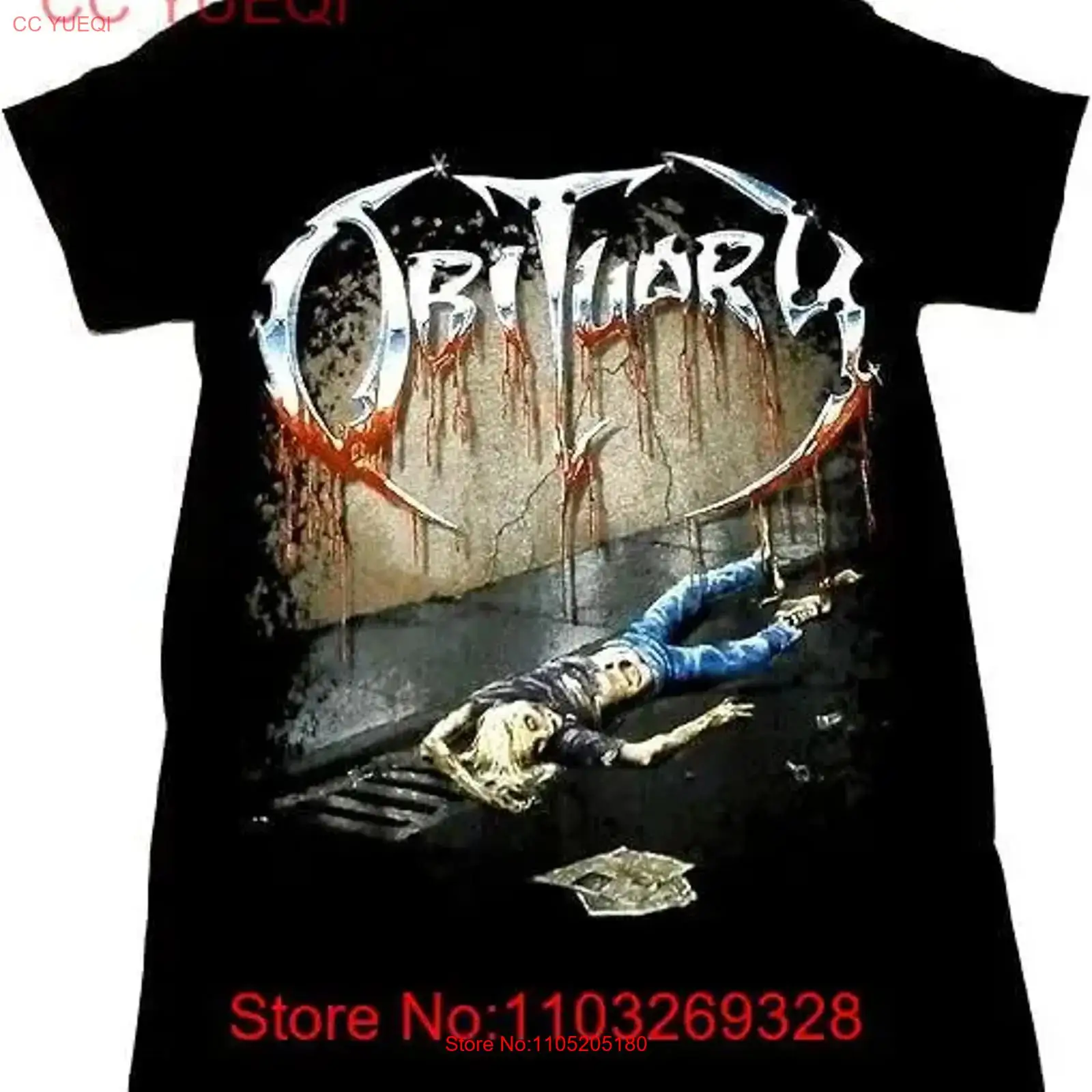 Vtg OBITUARY Band T shirt  Adu - огляд і ціна Vintage Fashion Obituaries