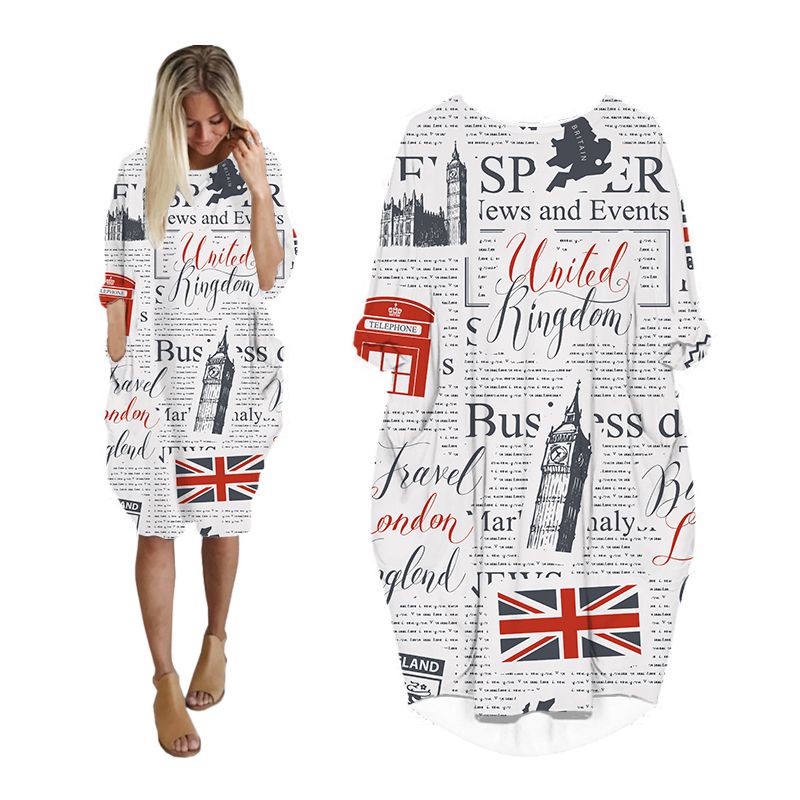 CLOOCL Newspaper Dress 3D Prin - огляд і ціна Vintage Fashion Newspaper