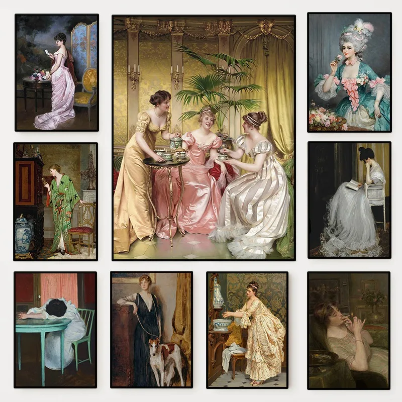 The Renaissance Women Portrait - огляд і ціна Vintage Fashion Art