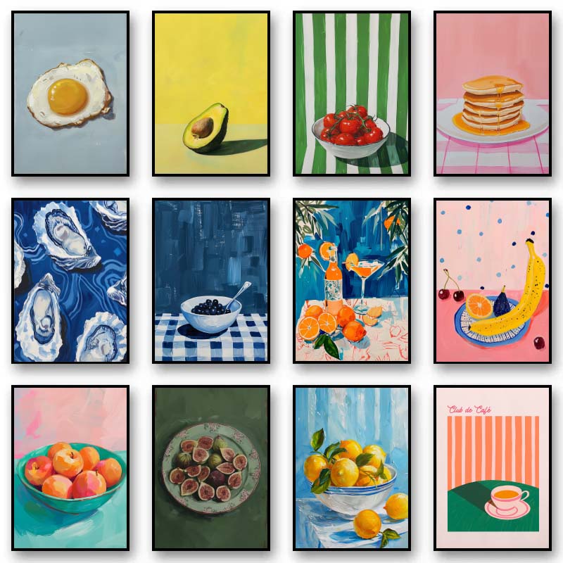 Vintage Dining Fruit Orange Av - огляд і ціна Vintage Fashion Wall Art