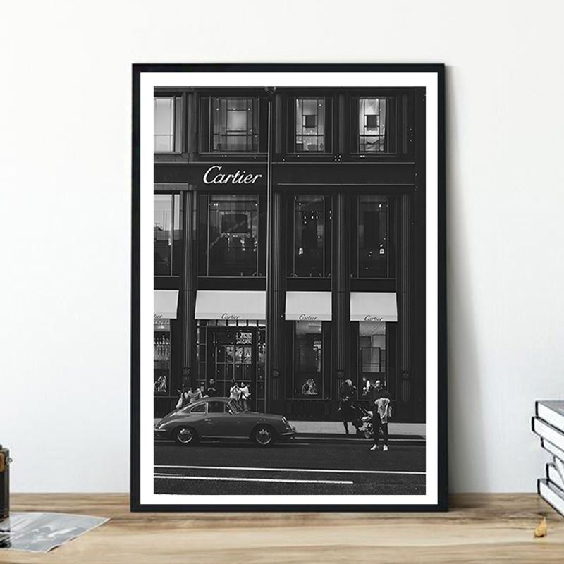 European Street Canvas Paintin - огляд і ціна Vintage Fashion Art