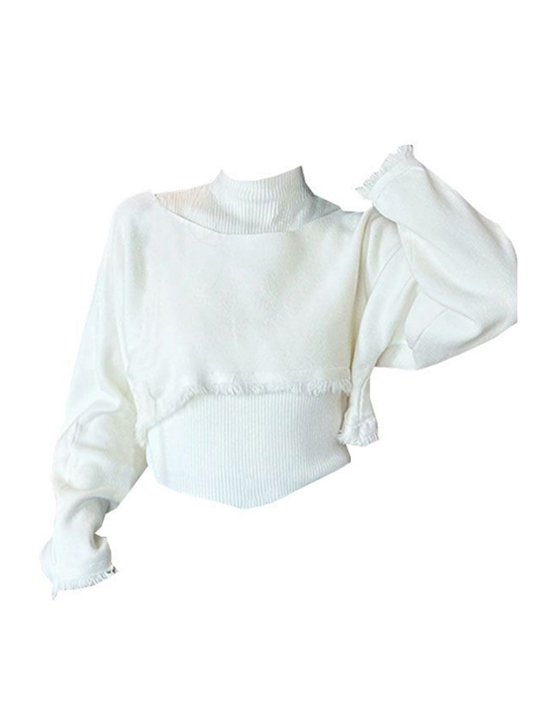 Women Green Pullover Knitted S - огляд і ціна Turtleneck Knit 90S