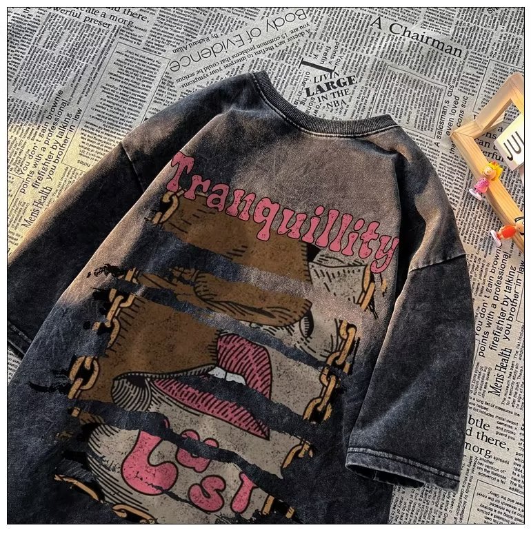 Vintage Washed Black Newspaper - огляд і ціна Vintage Fashion Newspaper